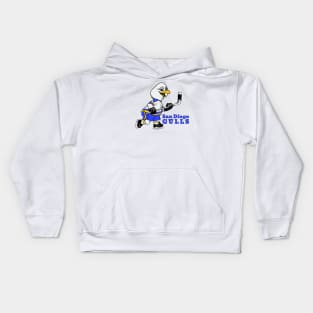 Defunct San Diego Gulls 1966 Kids Hoodie